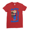 sloth loves chunk Ladies Fitted T-Shirt