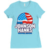 johnson hanks 2020 Ladies Fitted T-Shirt