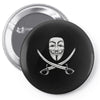 mask of modern mutiny Pin-back button