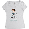 i rebel Women's Triblend Scoop T-shirt