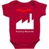 factory records   retro record label   mens music Baby Bodysuit