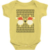 ugly santa noel Baby Bodysuit