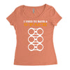 men's i used to have a 6 pack funny beer gut Women's Triblend Scoop T-shirt