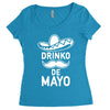 drinko de mayo Women's Triblend Scoop T-shirt