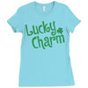 lucky charm Ladies Fitted T-Shirt