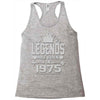 legends are born in 1975 hoodie 2 Racerback Tank