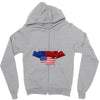 america flag Zipper Hoodie