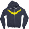 captain marvel Zipper Hoodie