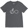 infinity knot anchor rope V-Neck Tee