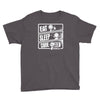 v3 eat sleep code Youth Tee