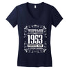 vintage made in 1953 perfectly aged a living legend Women's V-Neck T-Shirt