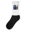 defacing the phonebox hoody Socks