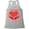 autism mom my heart Racerback Tank