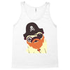 pug in a crew Tank Top