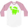 android eats apple 3/4 Sleeve Shirt