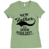 New Father 2018 Rokie Dept. Ladies Fitted T-Shirt