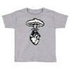 heart and nuclear explosion Toddler T-shirt