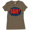 comic bam Ladies Fitted T-Shirt
