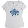 urealms   the tax Women's Triblend Scoop T-shirt