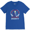 he might find a rabbit in there but hell never find dignity V-Neck Tee