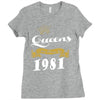 queens are born in 1981 Ladies Fitted T-Shirt