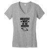 Greatest Wife In The Universe Women's V-Neck T-Shirt