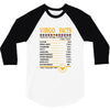 Virgo Facts Zodiac 3/4 Sleeve Shirt