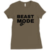 Beast Mode On Ladies Fitted T-Shirt