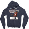 retirement plan bass rock Zipper Hoodie