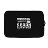 wooden spoon survivor Laptop sleeve