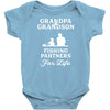 Grandpa And Grandson Fishing Partners For Life Infant Clothing