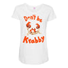 don't be krabby Maternity Scoop Neck T-shirt