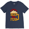 drink beer fuck fear V-Neck Tee