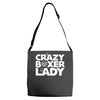 crazy boxer lady Adjustable Strap Totes