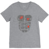 gunshot gorilla chest tee V-Neck Tee
