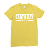 earth day t-shirt Ladies Fitted T-Shirt