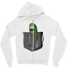 i'm in a pocket Zipper Hoodie