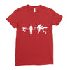 alien arith metic Ladies Fitted T-Shirt