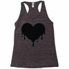 dripping heart melting heart Racerback Tank