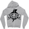 captain awesome Zipper Hoodie