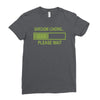 sarcasm loading funny computer tech gee Ladies Fitted T-Shirt