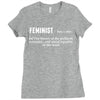 Feminist Noun Ladies Fitted T-Shirt