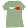 sunn amplifiers amp band guitar Ladies Fitted T-Shirt