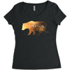Mama Bear Women's Triblend Scoop T-shirt