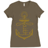 anchored faith Ladies Fitted T-Shirt