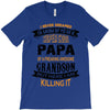 Super Cool Papa Of A Freaking Awesome Grandson T-Shirt