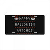 happy halloween witches License Plate