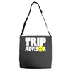 funny trip advisor, ideal gift, birthday present Adjustable Strap Totes