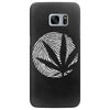 cannabis fingerprinting (white) Samsung Galaxy S7 Edge