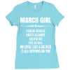 Super March Girl Ladies Fitted T-Shirt